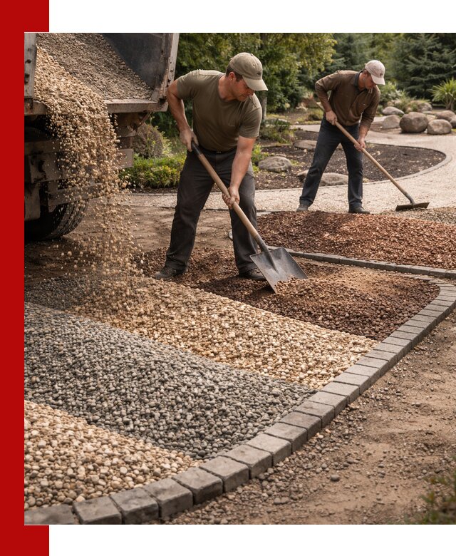 Декоративная крошка для ландшафта в Полысаеве — продажа и доставка