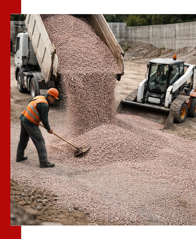 Крошка розовый гранит с доставкой в Полысаеве от производителя