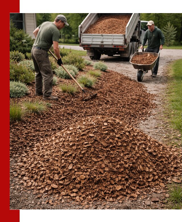 Крошка для мульчирования с доставкой в Полысаеве