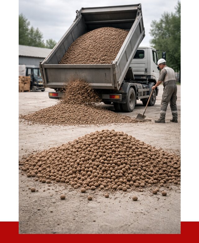 Керамзит с доставкой в Полысаеве от 4319 р. за м3 | ПРОНЕРУДПлс