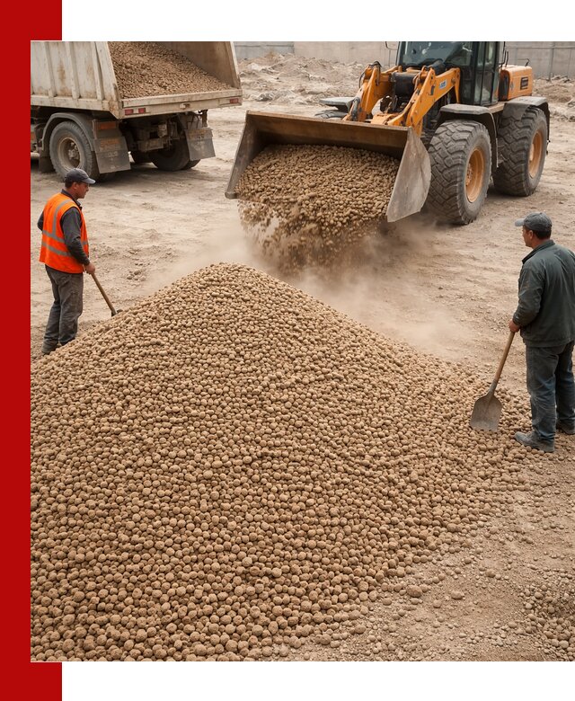 Керамзит фракция 10-20 с доставкой в Полысаеве