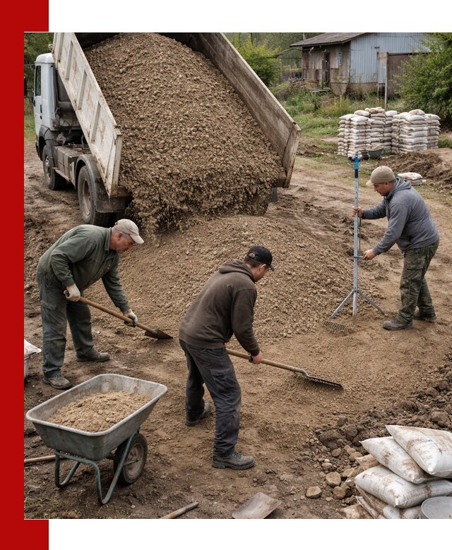 Керамзитовый песок с доставкой в Полысаеве оптом и в розницу