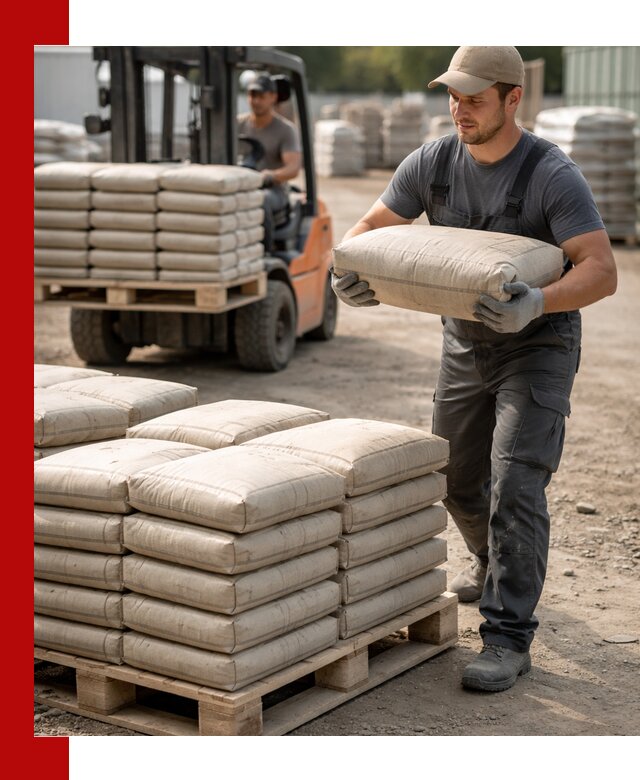 Доставка цемента в мешках оптом и в розницу в Полысаеве