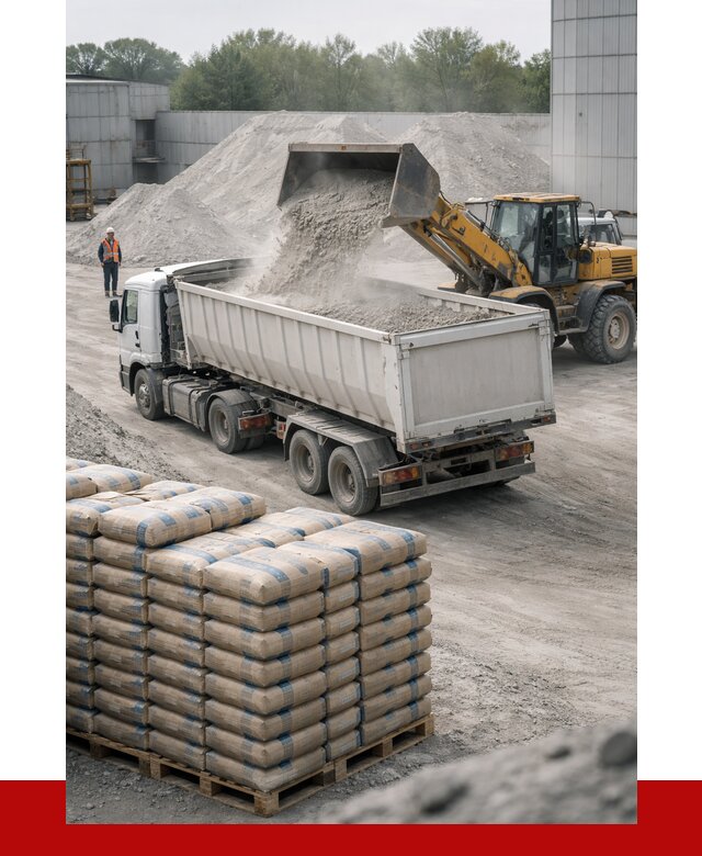 Купить цемент навалом в Полысаеве от 5656 р. с доставкой | ПРОНЕРУДПлс