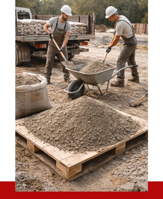 Цементно песчаная смесь М100 в Полысаеве от 5347 р. за куб | ПРОНЕРУДПлс