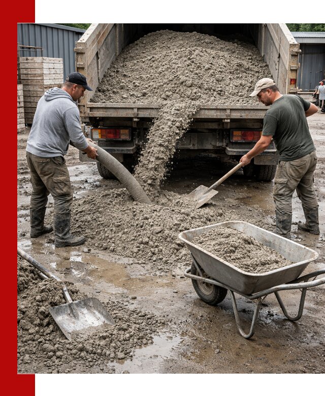 Цементно-песчаная смесь М150 доставка в Полысаеве