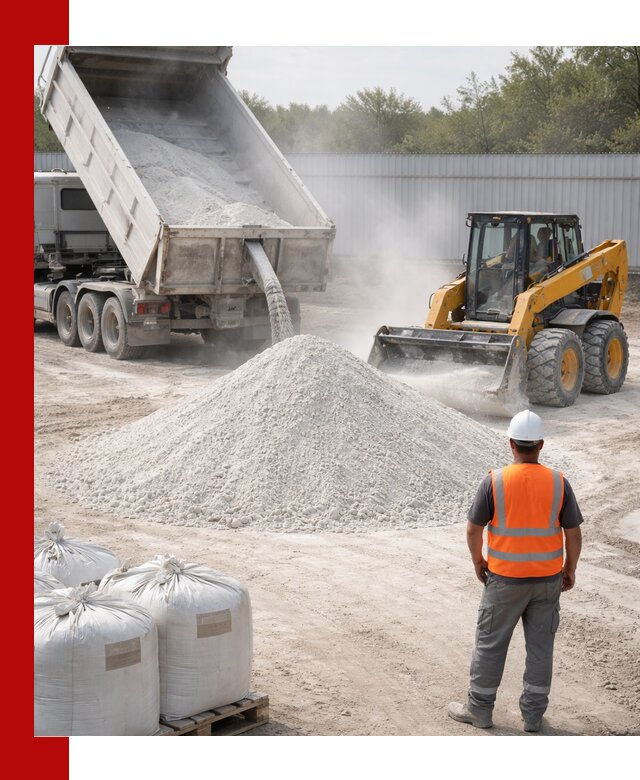 Доставка и продажа известняковой муки в Полысаеве