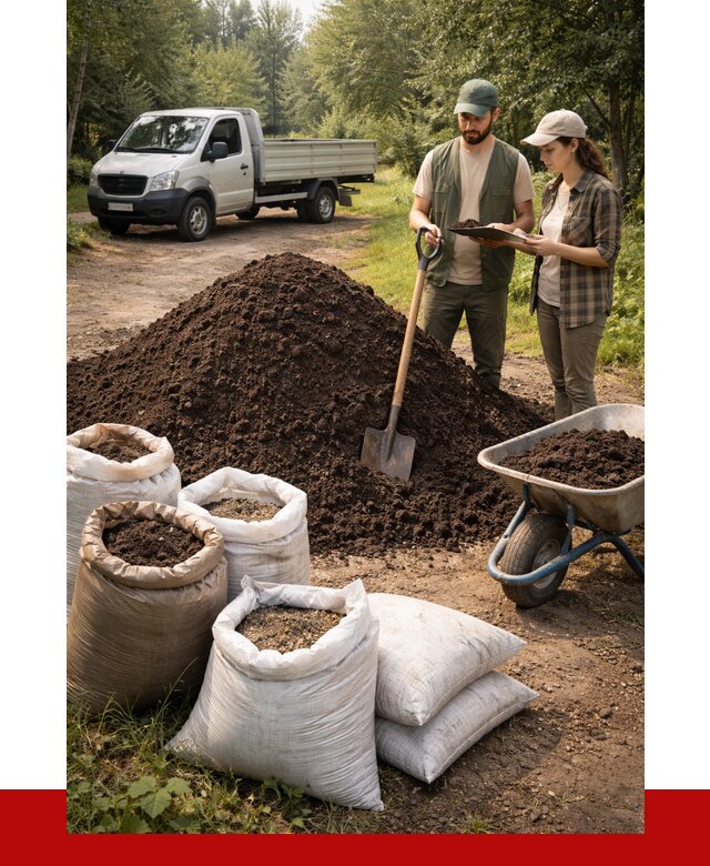 Купить грунт с доставкой в Полысаеве от 4627 р. за м3 | ПРОНЕРУДПлс