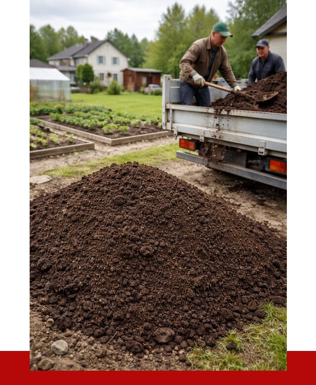 Плодородный грунт в Полысаеве с доставкой от 4319 р. | ПРОНЕРУДПлс