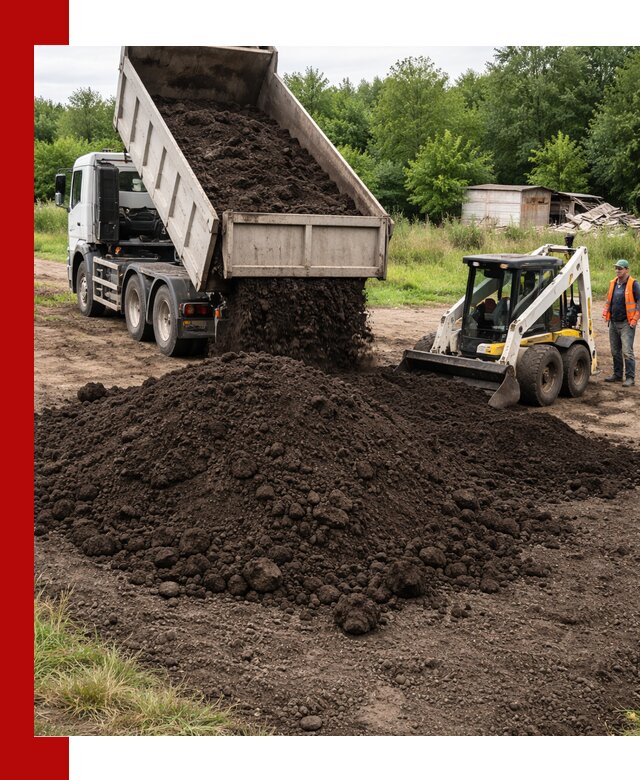 Поставка плодородной земли с доставкой самосвалом в Полысаеве