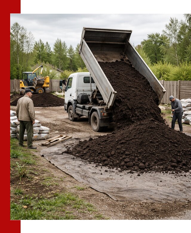 Доставка качественного почвогрунта в Полысаеве оптом и в розницу