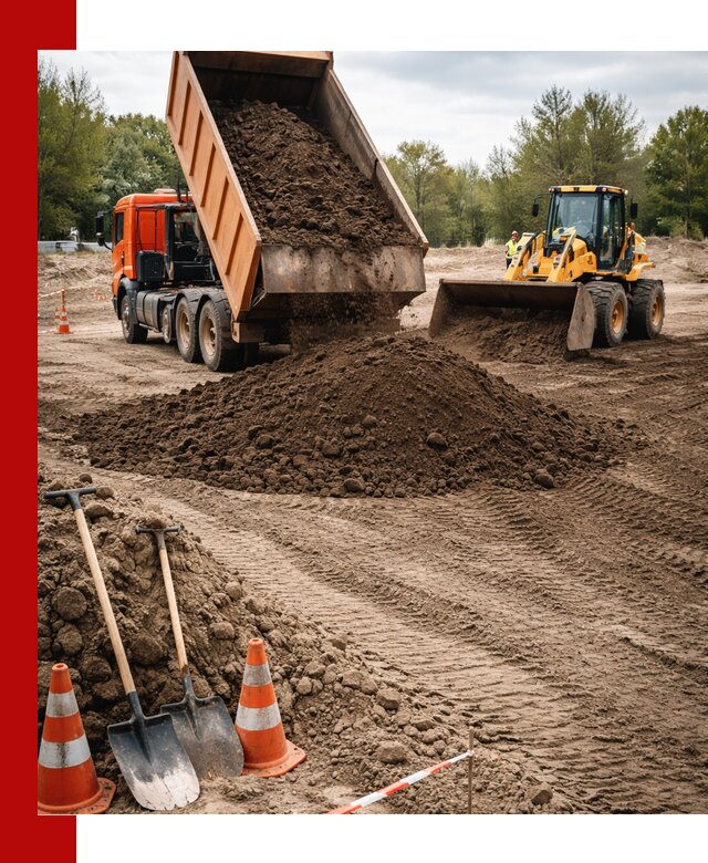 Поставка и доставка планировочного грунта в Полысаеве