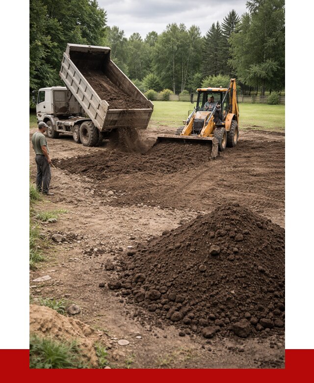 Грунт для выравнивания участка в Полысаеве от 1234 р. | ПРОНЕРУДПлс
