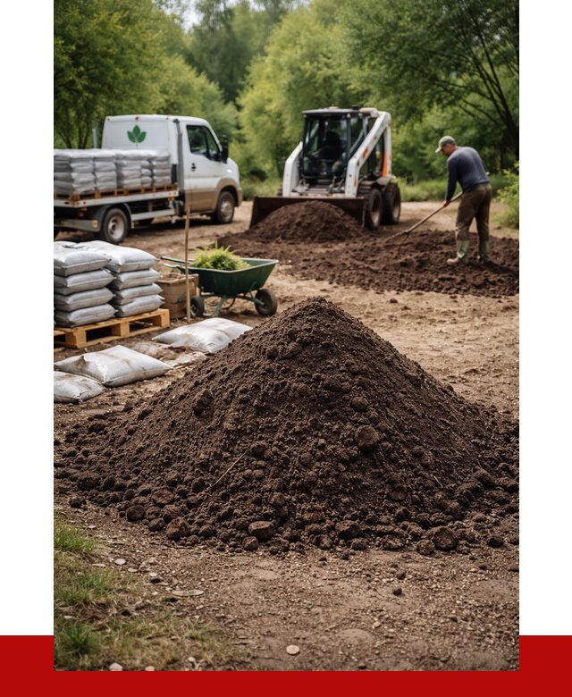 Грунт для озеленения с доставкой в Полысаеве от 1851 р. | ПРОНЕРУДПлс