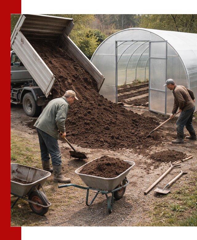 Грунт для теплицы с доставкой в Полысаеве — плодородный субстрат под растения