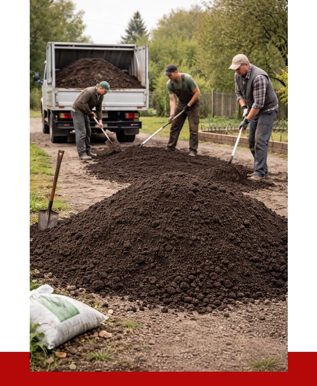 Купить землю для огорода в Полысаеве от 3291 р./куб | ПРОНЕРУДПлс