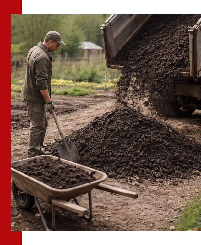 Доставка качественной земли для огорода в Полысаеве