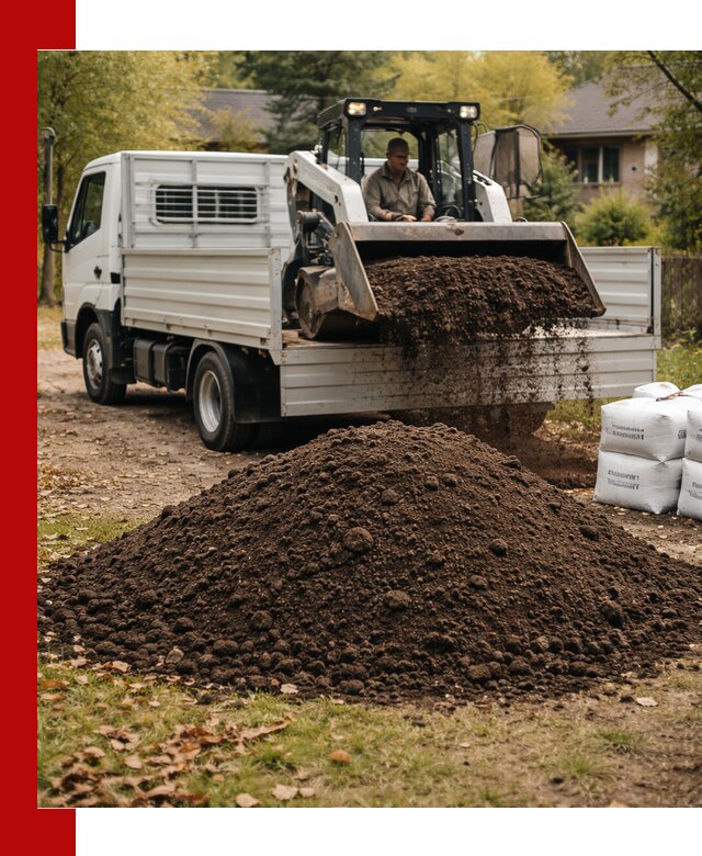 Доставка садовой земли в больших объёмах в Полысаеве