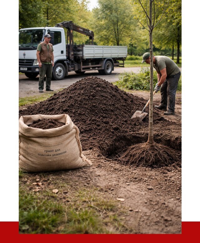 Грунт для посадки деревьев в Полысаеве от 1234 р. | ПРОНЕРУДПлс
