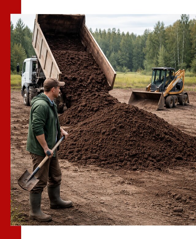 Купить верховой торф с доставкой в Полысаеве для садоводства и растений