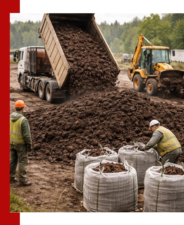 Доставка нейтрального торфа в Полысаеве оптом и в розницу