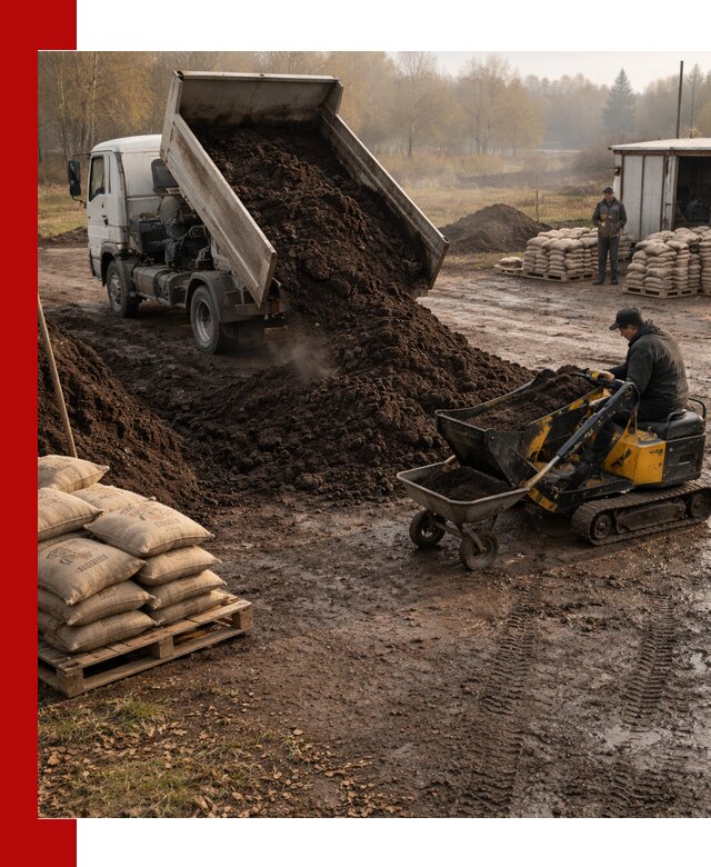 Кислый торф в доставке по выгодным ценам в Полысаеве