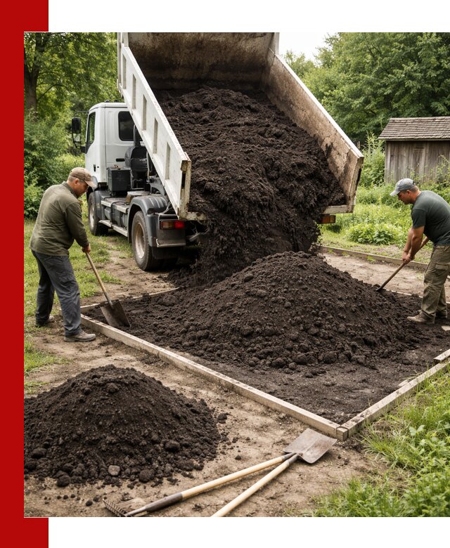 Купить чистый чернозем для огорода с доставкой в Полысаеве