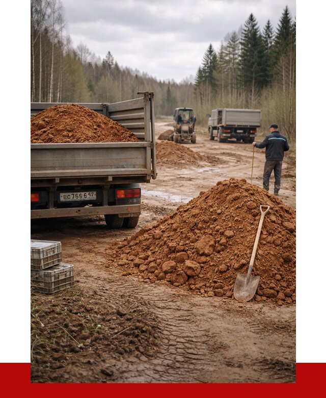 Глина и суглинки в Полысаеве от 4627 р. за куб | ПРОНЕРУДПлс