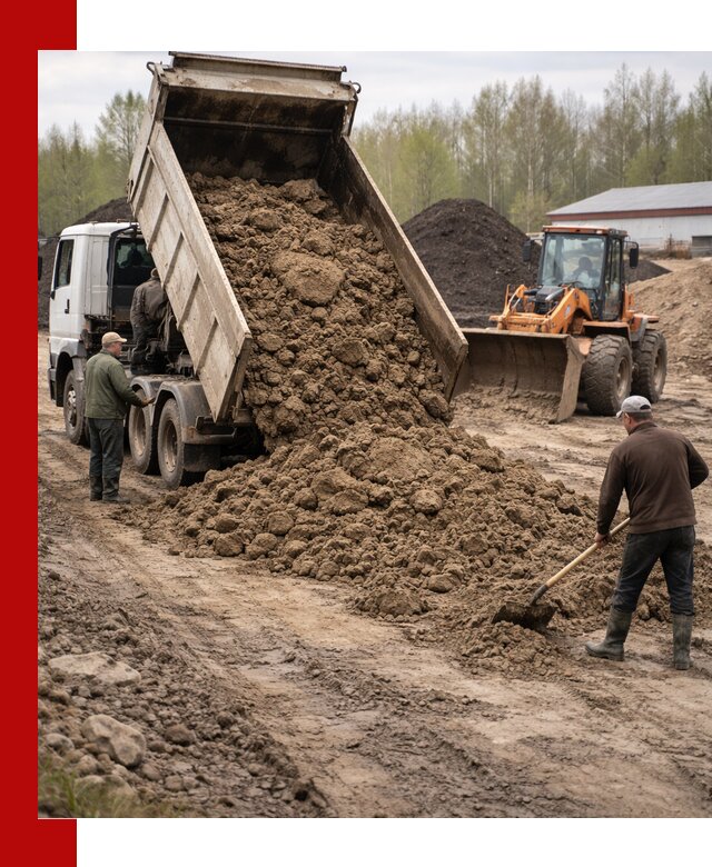 Доставка глин и суглинков в Полысаеве оптом и вкрай