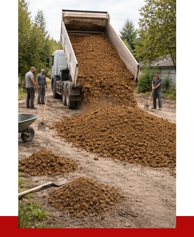 Купить суглинок с доставкой в Полысаеве от 2571 р. за куб | ПРОНЕРУДПлс