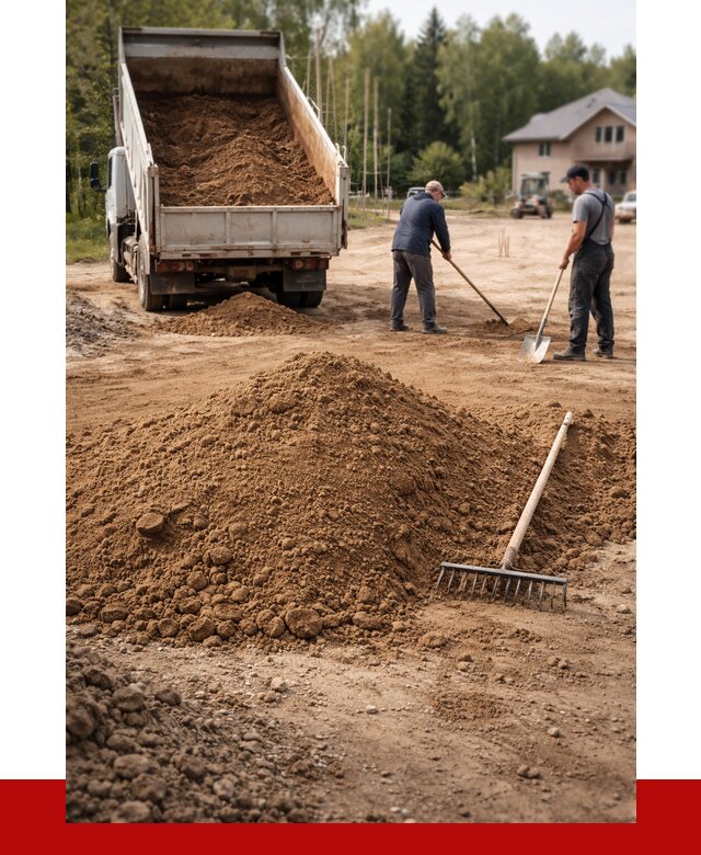 Суглинок для планировки в Полысаеве с доставкой от 4319 р. | ПРОНЕРУДПлс