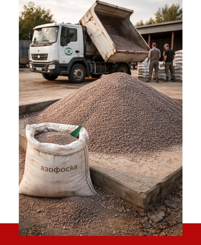 Купить азофоска в Полысаеве с доставкой от 1234 р. за куб | ПРОНЕРУДПлс