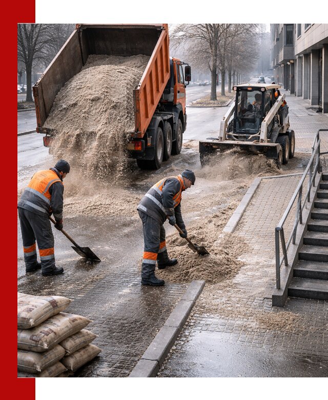 Поставка противогололедных материалов в Полысаеве