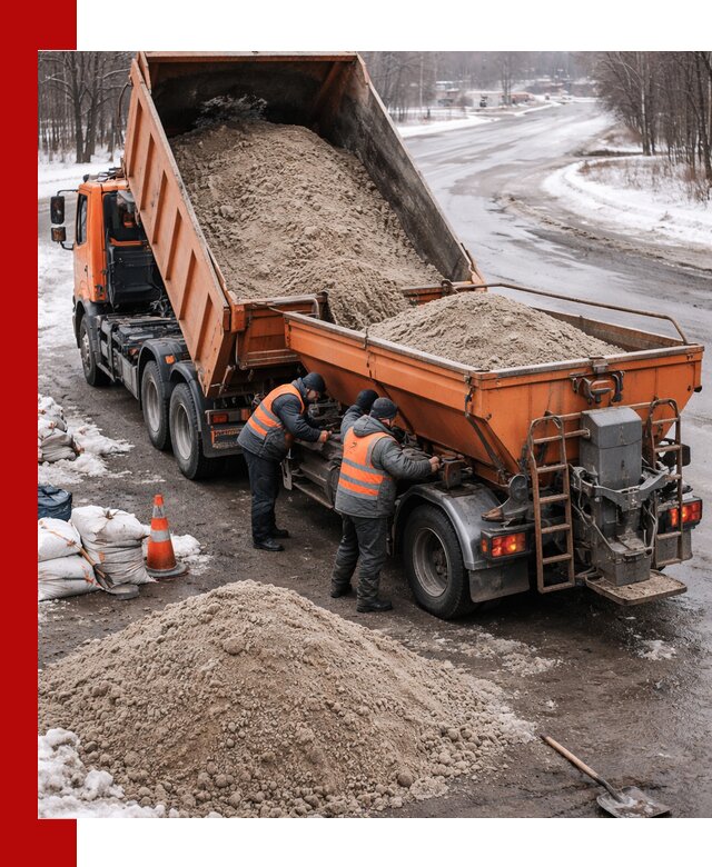 Поставка и вывоз пескосоля в Полысаеве оптом и в розницу