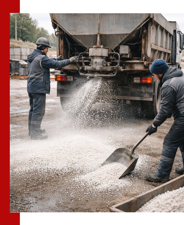 Доставка и продажа хлористого кальция в Полысаеве