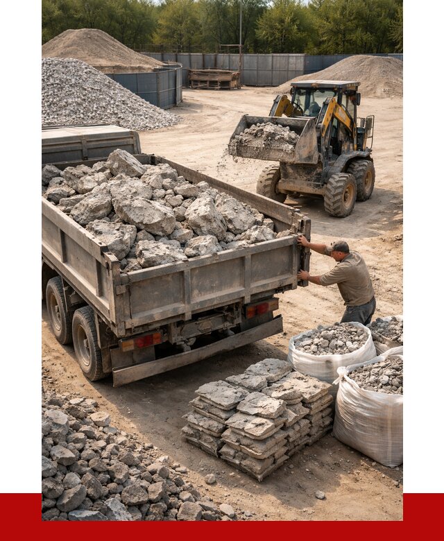 Купить бой бетона с доставкой в Полысаеве от 4936 р. | ПРОНЕРУДПлс