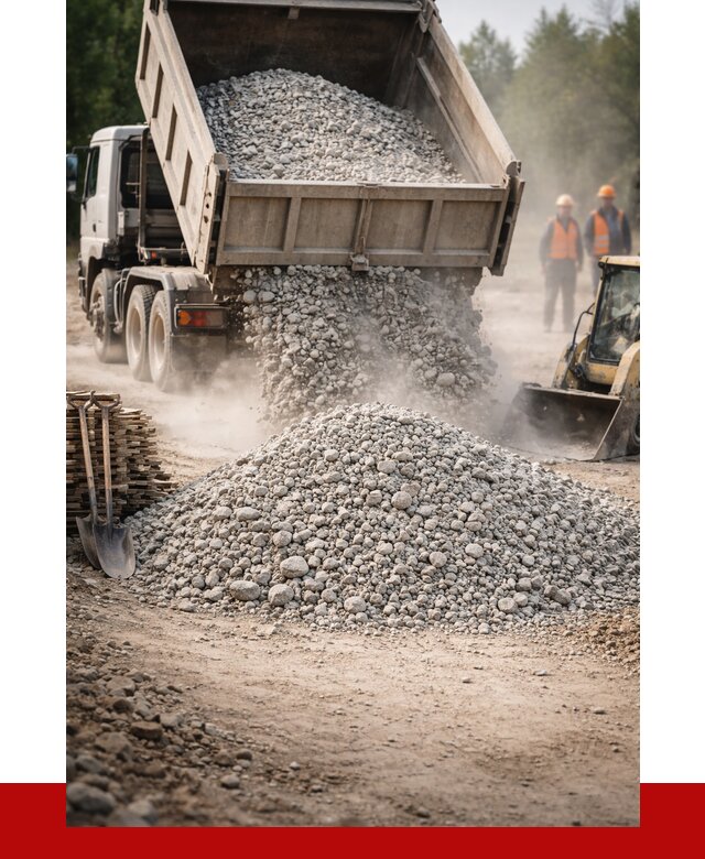 Купить дробленый бетон в Полысаеве от 1748 р./куб | ПРОНЕРУДПлс