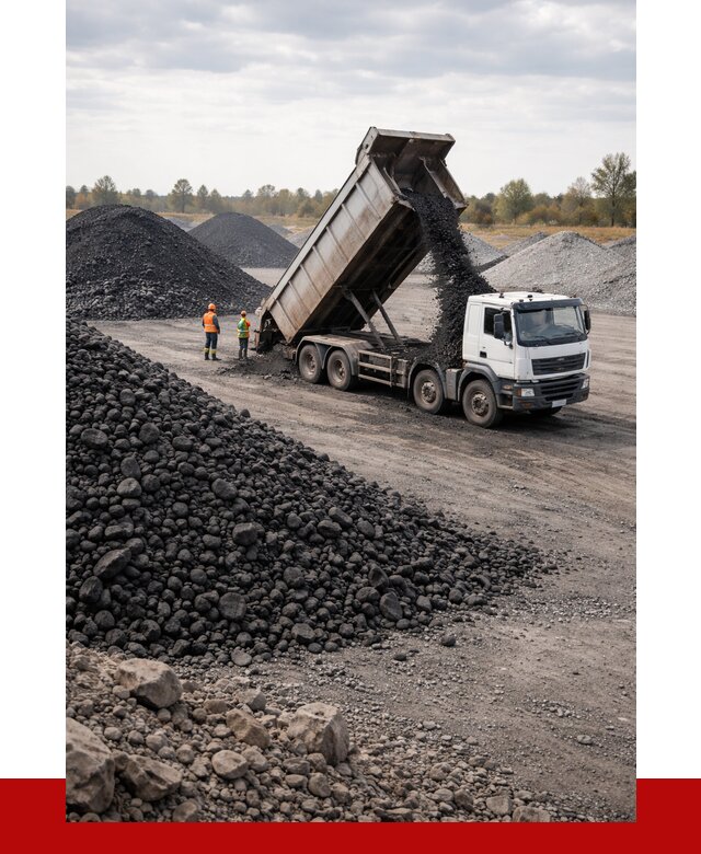 Купить уголь с доставкой в Полысаеве от 6375 р. оптом | ПРОНЕРУДПлс