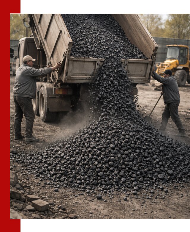 Доставка угля семечка самосвалами в Полысаеве