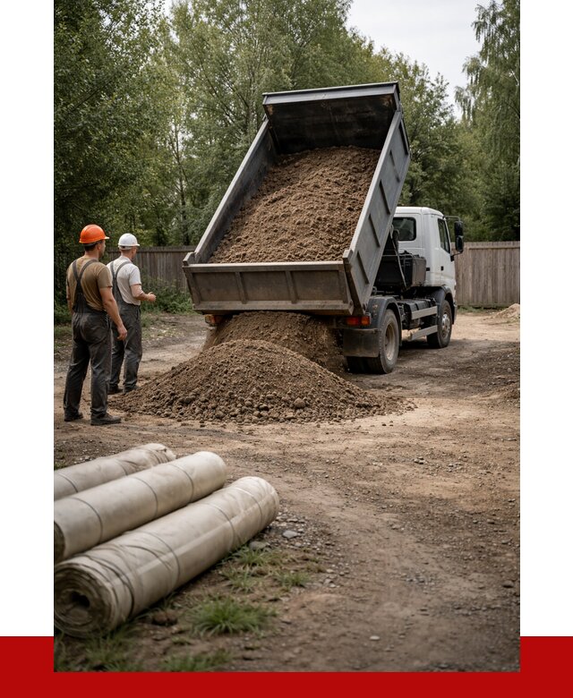 Доставка сыпучих материалов самосвалом в Полысаево от 4319 р. | ПРОНЕРУДПлс