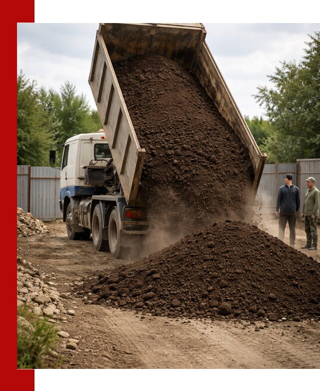 Доставка самосвалом 10 кубов в Полысаеве быстро и надёжно