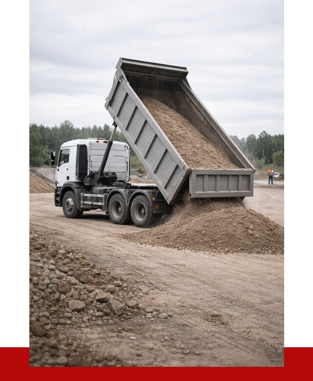 Доставка самосвалом 15 кубов в Полысаеве от 6684 руб. | ПРОНЕРУДПлс
