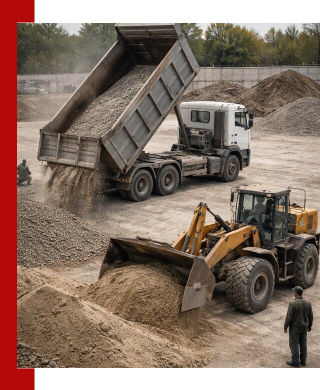 Перевозка сыпучих грузов самосвалами и бортовыми в Полысаеве