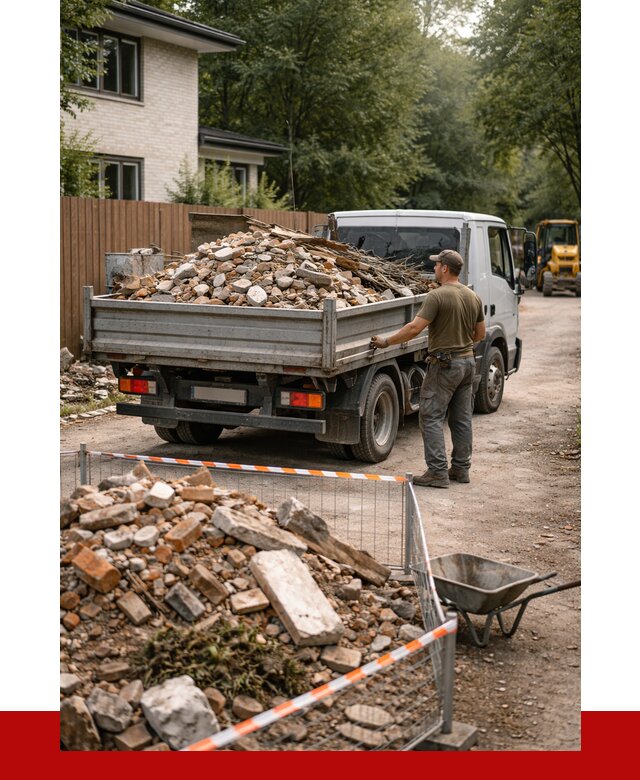 Вывоз строительного мусора с погрузкой в Полысаеве от 7712 р | ПРОНЕРУДПлс