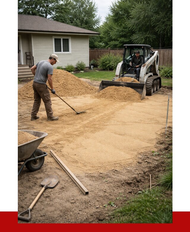 Отсыпка участка песком в Полысаеве, от 2571 р., ПРОНЕРУДПлс