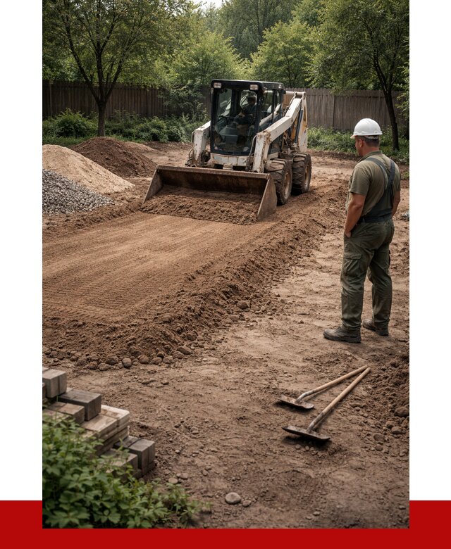 Выравнивание участка под ключ в Полысаеве от 3599 р. | ПРОНЕРУДПлс
